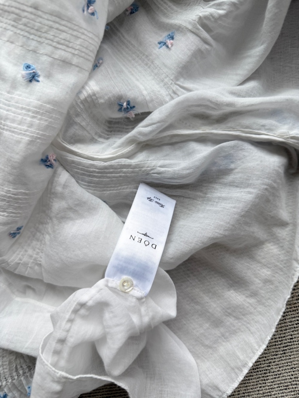 NEW Doen HETTIE HENRI TOP IN SALT XS - Picture 7 of 12